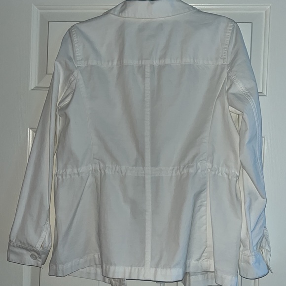 NEW White casual jacket from Talbots - Picture 4 of 8